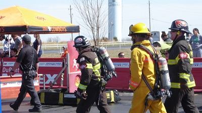 Firfighters Head to the Starting Line