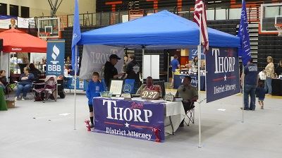 Jack Thorp District 27 District Attorney Booth