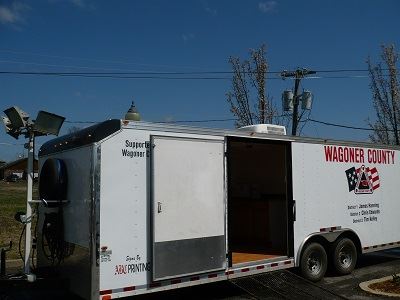 Wagoner County Emergency Management Mobile Command Center Trailer